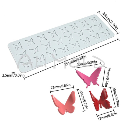 Силиконовый коврик для декора "Бабочки" LFM-466
