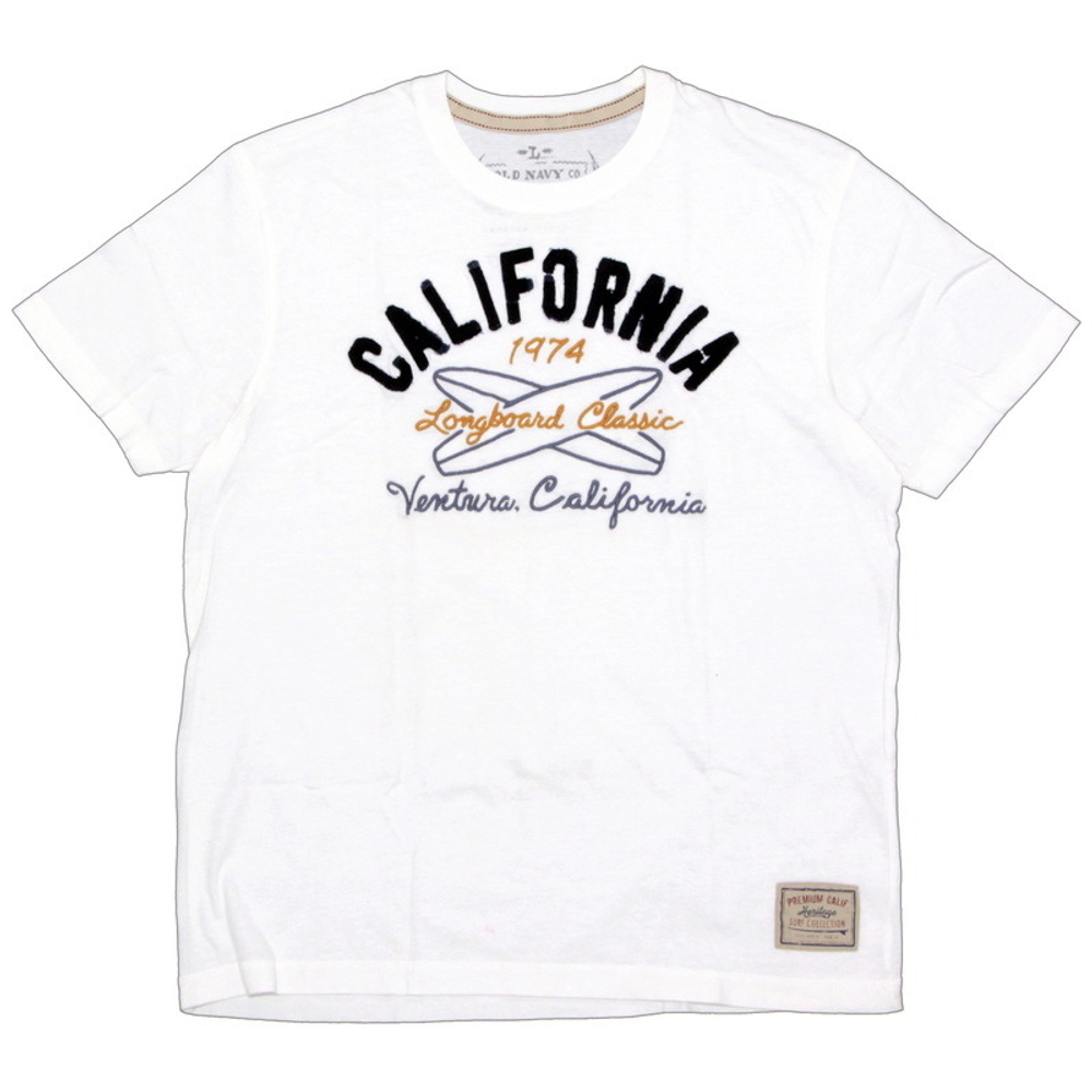 Футболка California Longboard Classic Ventura, California ( белая )