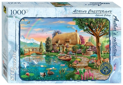 Пазл 1000эл. "Коттедж на берегу озера" Авторская коллекция (Степ пазл)
