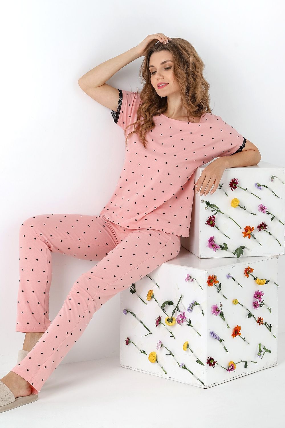 Пижама Джуди-3 Виотекс КОРАЛЛОВЫЙ