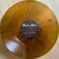 NIGHT IN GALES - The Black Stream MARBLED VINYL, цветная виниловая пластинка, melodic death metal