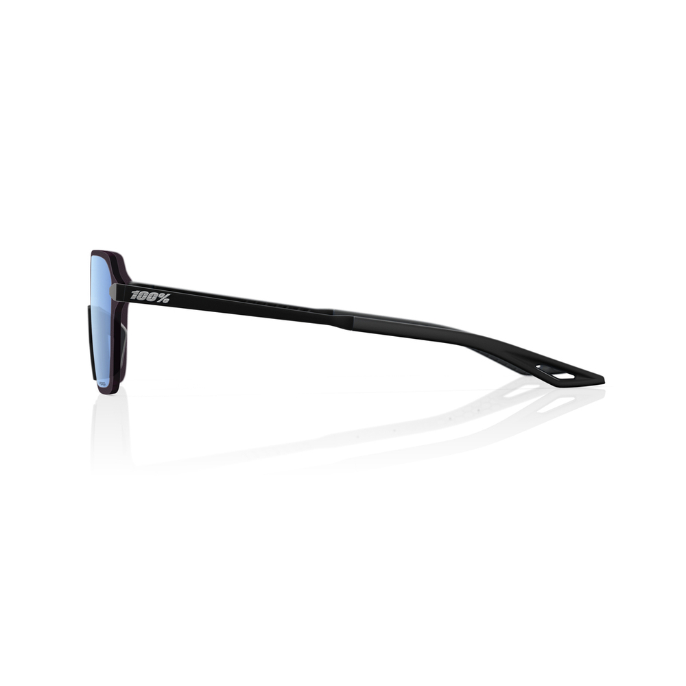 Спортивные очки 100% LEGERE TRAP Soft Tact Black - HiPER Blue Mirror Lens