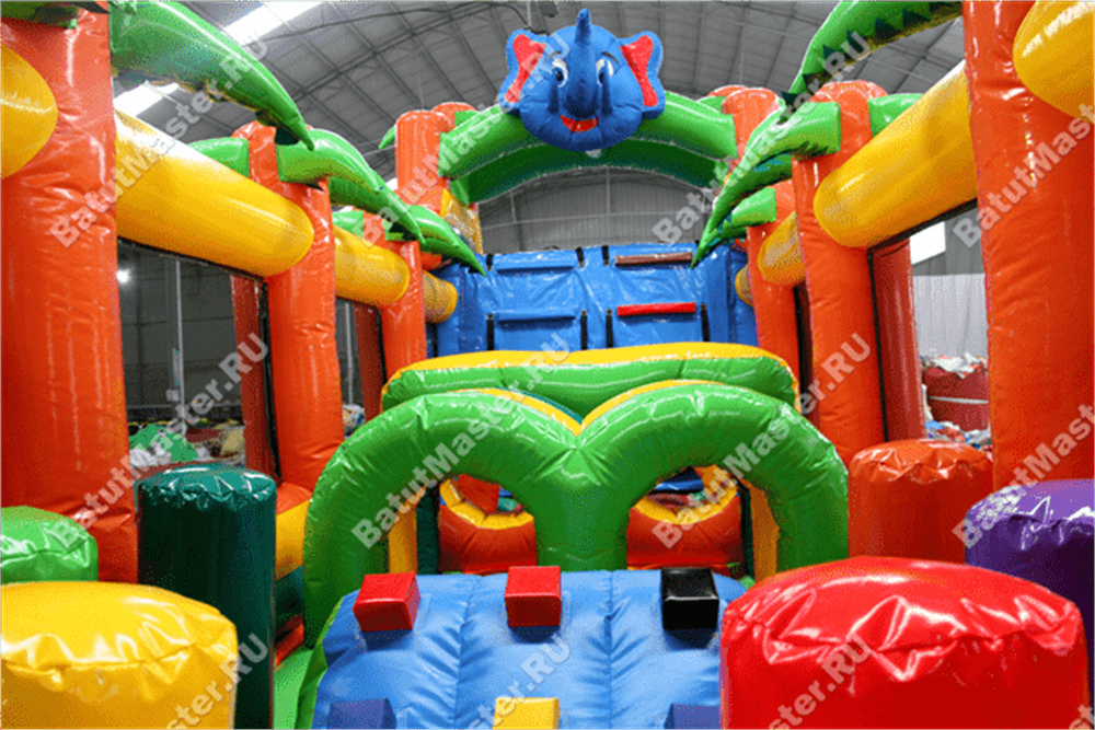 Надувная полоса препятствий "Пальмовый оазис"