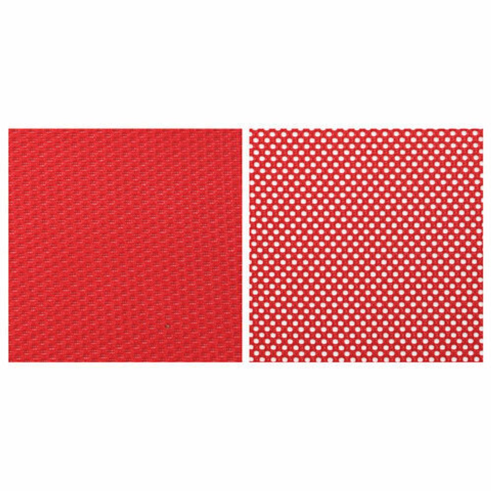 Кресло офисное МЕТТА "К-3" хром, ткань-сетка, сиденье и спинка регулируемые, красное