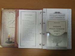 Семейное древо альбом "Классическая" бордовая, обложка балакрон