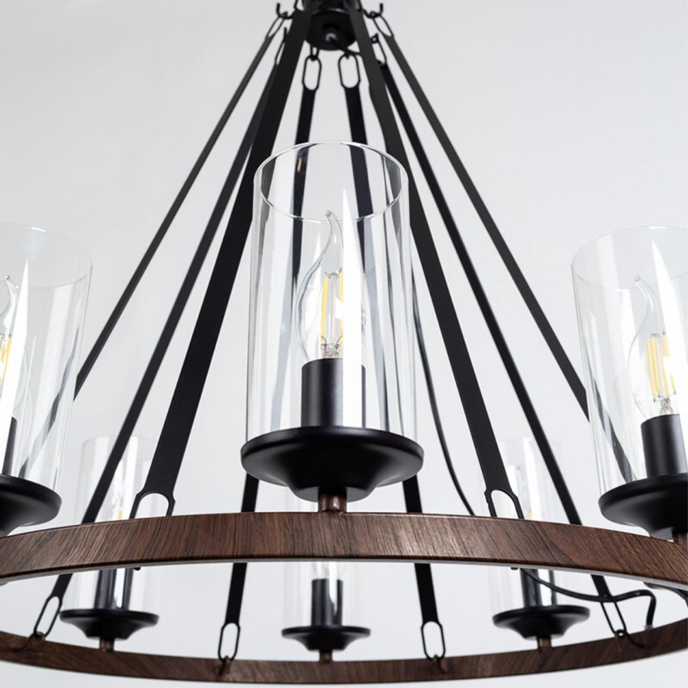 Подвесная люстра Arte Lamp A7014SP-8BK