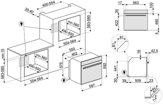 Духовой шкаф SMEG SO6604S4PNR