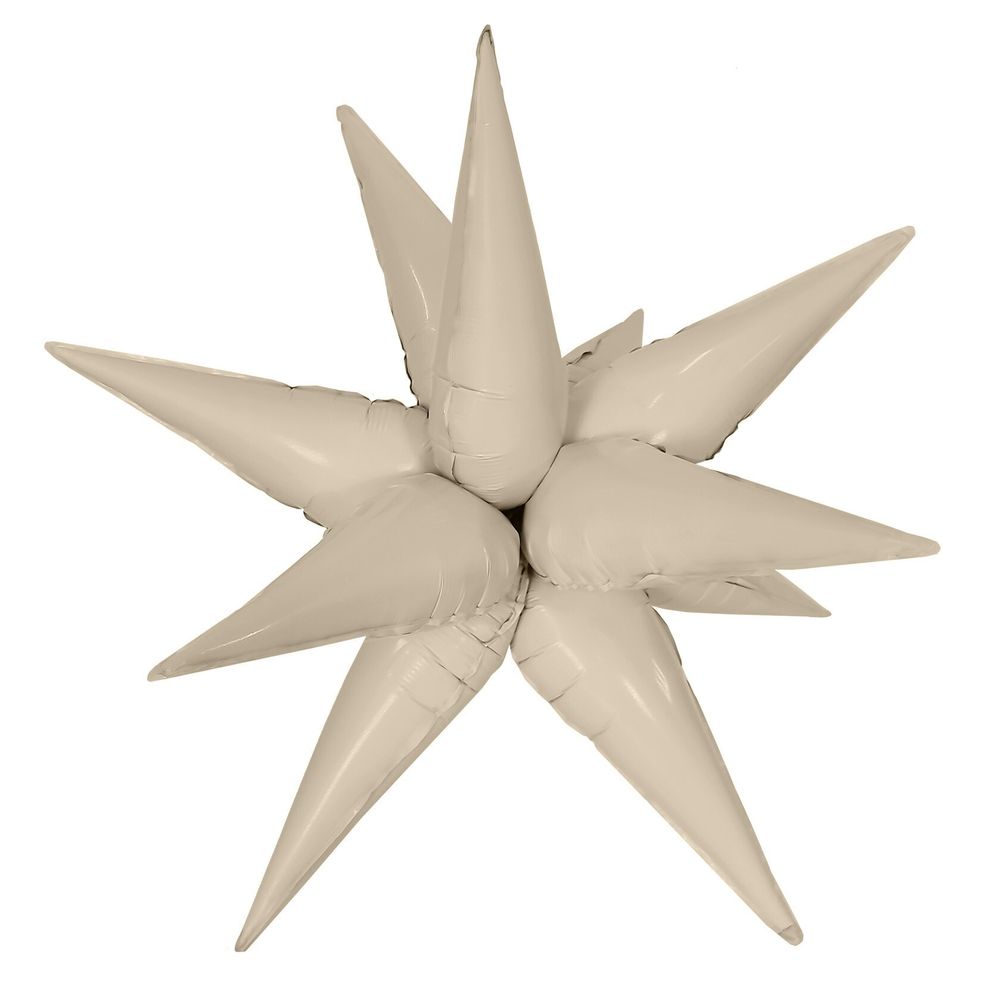 Ag 3D (26&#39;&#39;/66 см) Звезда, Составная, Мистик крем, 1 шт. в уп.