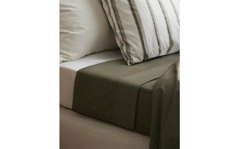 Простыня Zara Home перкаль, хлопок 100%, однотонный, 0030/089 · арт. 0030/089