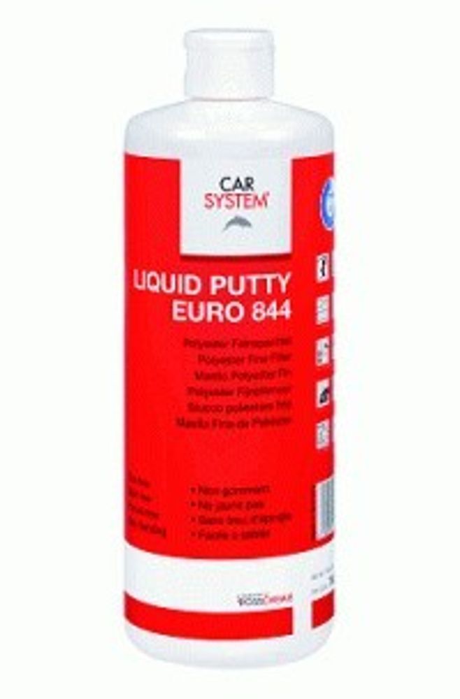 Шпатлевка CarSystem Liquid Putty 1 кг доводочная (CARSYSTEM)