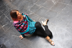 Платок 90х90 Petrusse Indiana Emeraude