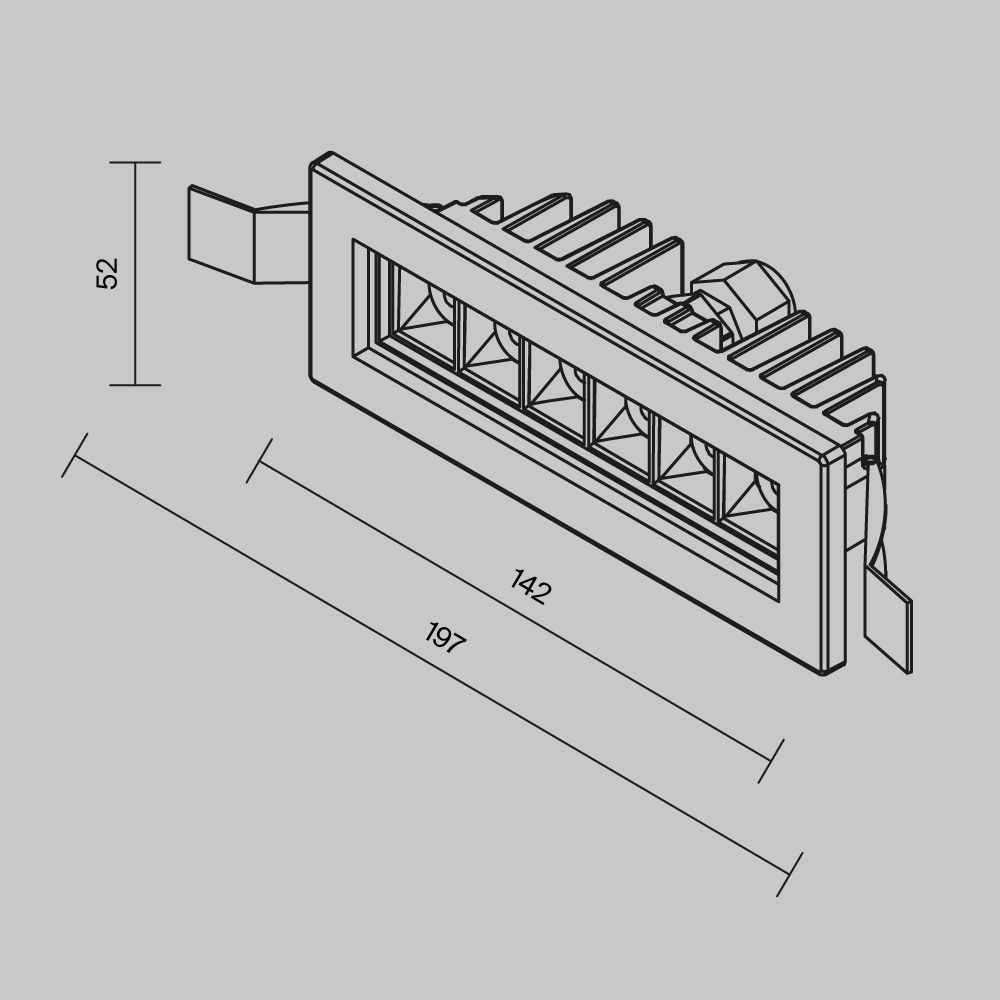 Уличный архитектурный светодиодный светильник Maytoni   O488DL-L6GF3K