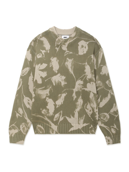 Свитер Вязаный (Round-neck) Leaves Crew Sweater