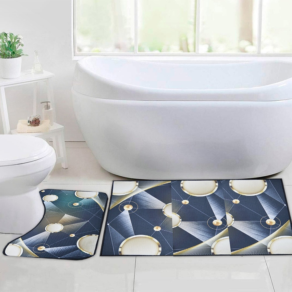 Коврик CARLI 2шт 50*80/50*50см ассорти