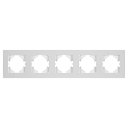Рамка пластиковая FRM-PERIO-PL-5-WH (Arlight, -) 049762