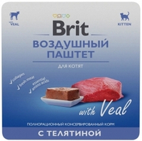 Brit 100гр Kitten Veal (паштет) для котят, с телятиной
