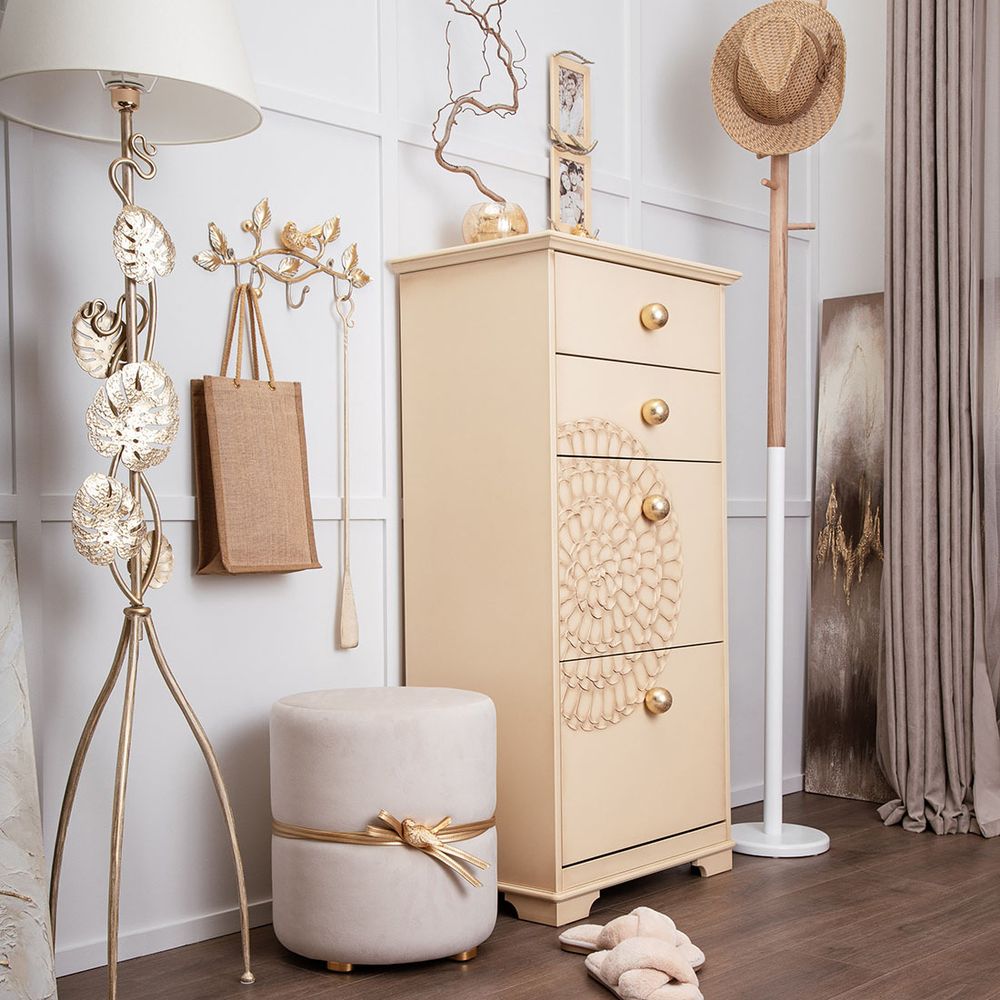 Рожок для обуви кованый 65см Айвори