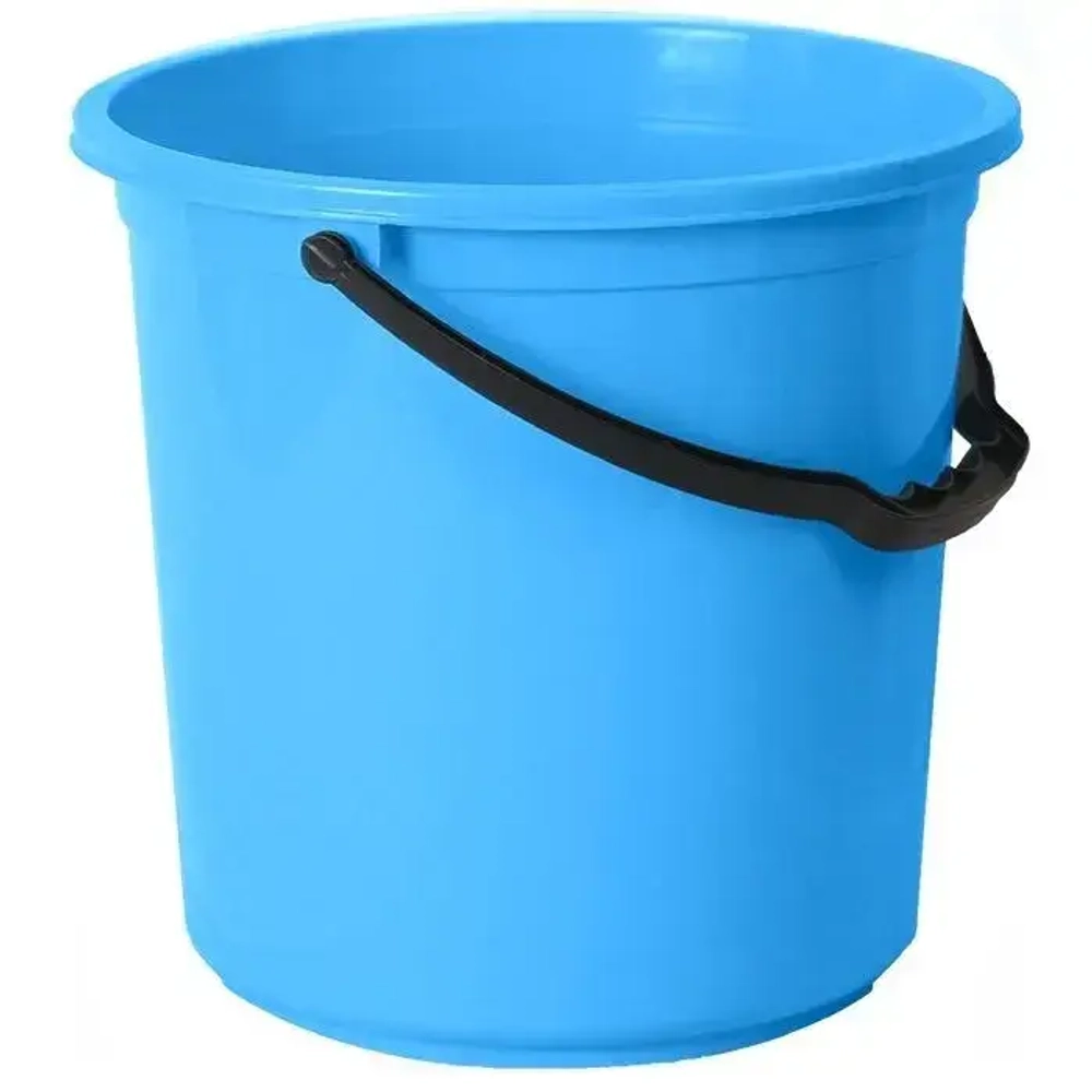 Ведро Тюльпан 12л (Голубой) (комплект 10 шт)