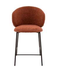 Стул полубарный Блейз букле терракотовый
