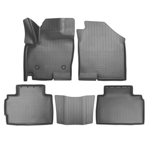 Ковры в салон Norplast/Unidec для BAIC Beijing Senova X55 (2020-) Полиуретан, Серый, арт.NPA11-C08-860-G