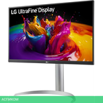 Монитор LG UltraFine 27UP850K-W черный (27UP850K-W)