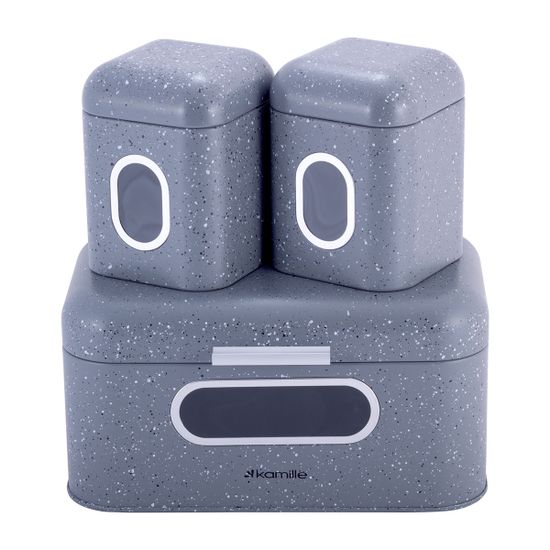 Хлебница Kamille KM-1112 с 2 емкостями для хранения