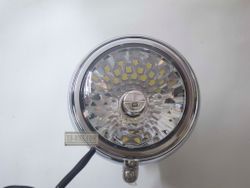 Headlight 4" Diamond lens, For Honda C100. T19. Copy. Made in Thailand. DIY
