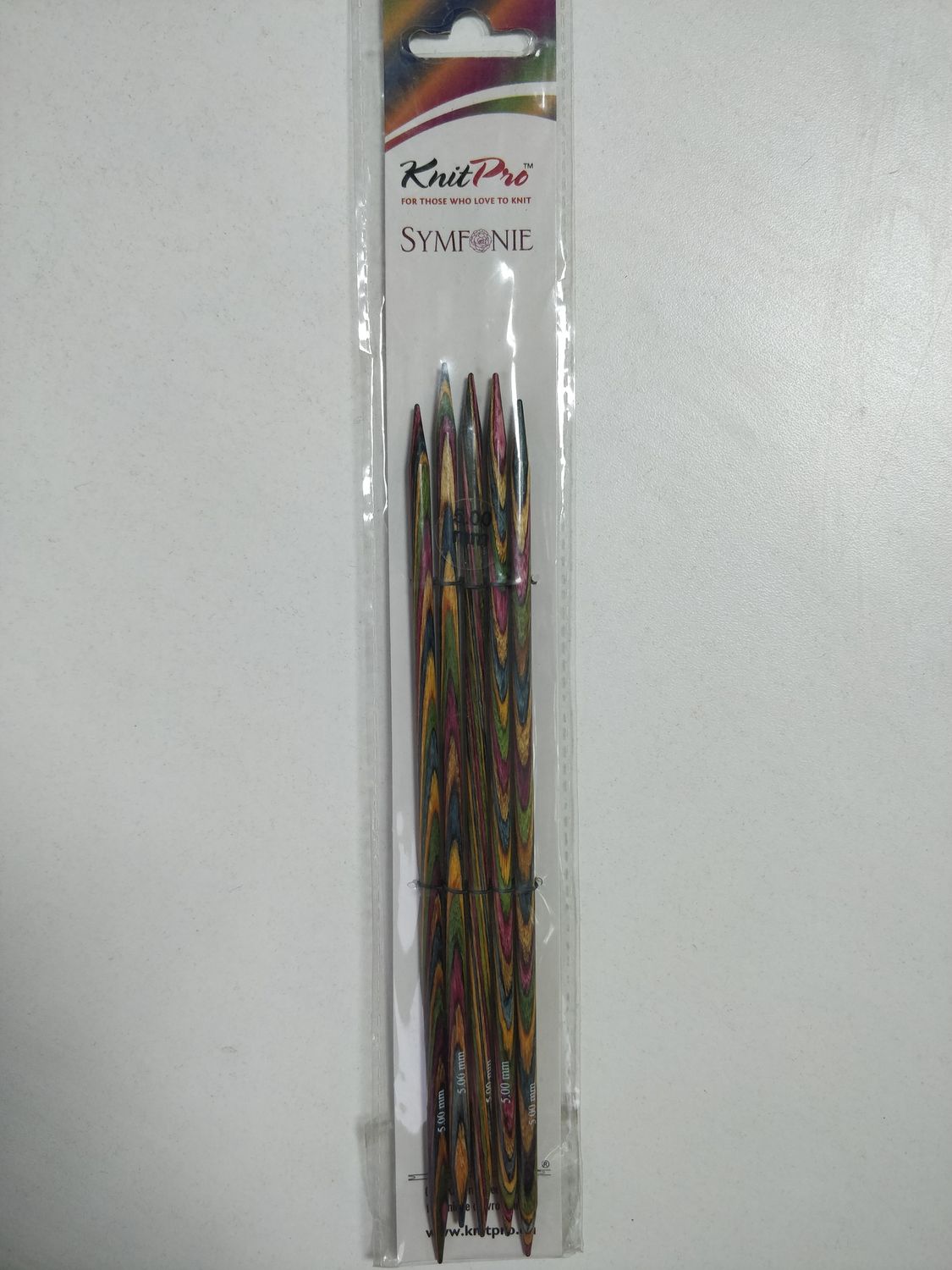 Knit Pro Symfonie чулочные спицы, размеры в ассортименте