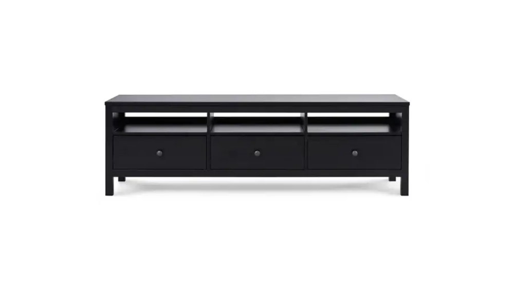 Тумба под ТВ - аналог IKEA HEMNES / ХЕМНЭС/ ХЕМНЕС / КЫМОР / ИКЕА 183х57х47 см, черный