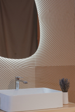 Зеркало ABBER Teil AG6501S с подсветкой, бесконтактный выключатель, диммер