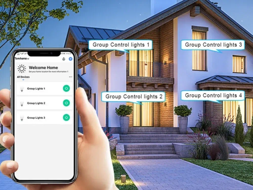 Tuya Лампочка, Цоколь:E27, 9 Вт, Светодиодная