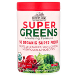 Country Farms, Super Greens, подщелачивающая формула, ягоды, 300 г (10,6 унции)