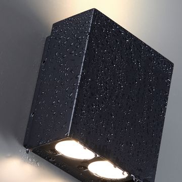 Фасадный светильник 10W 3000K 7188/10WL чёрный NATURE ARROW ODEON LIGHT