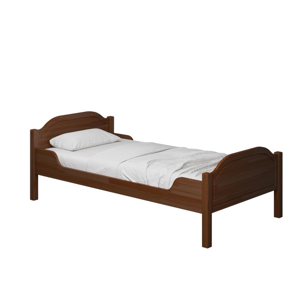 Кровать из массива сосны Кельн, 90x200 (масло орех)