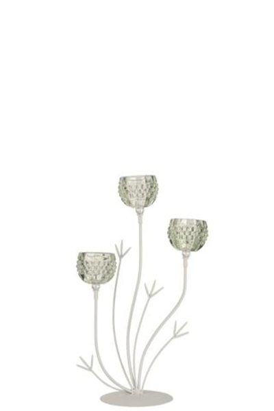 Подсвечник "Цветок" 25х14х43см