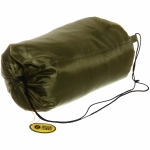 Спальник одеяло с капюшоном 200*70см 950гр зеленый +5С