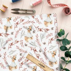 Ткань дюспо сказочные оленята