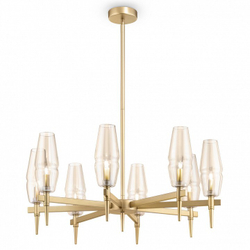 Люстра на штанге Maytoni H002PL-08G