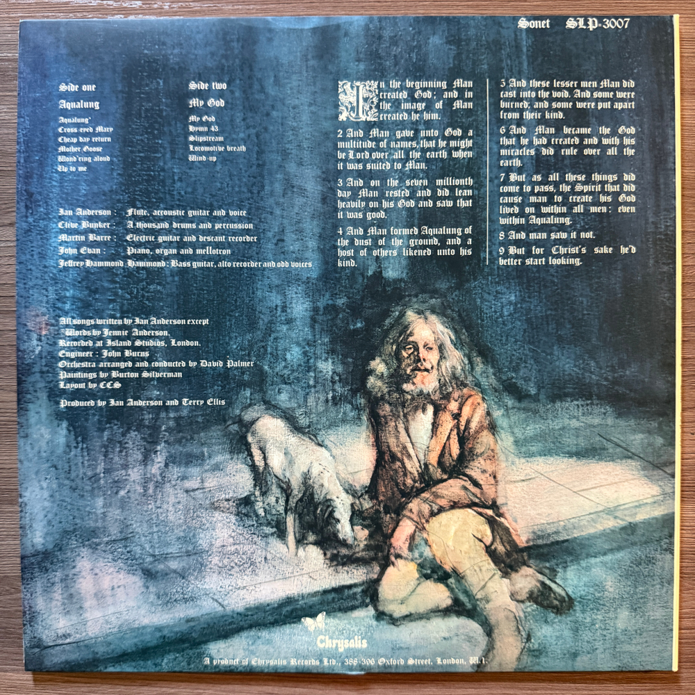 Jethro Tull - Aqualung (Скандинавия 1971г.)