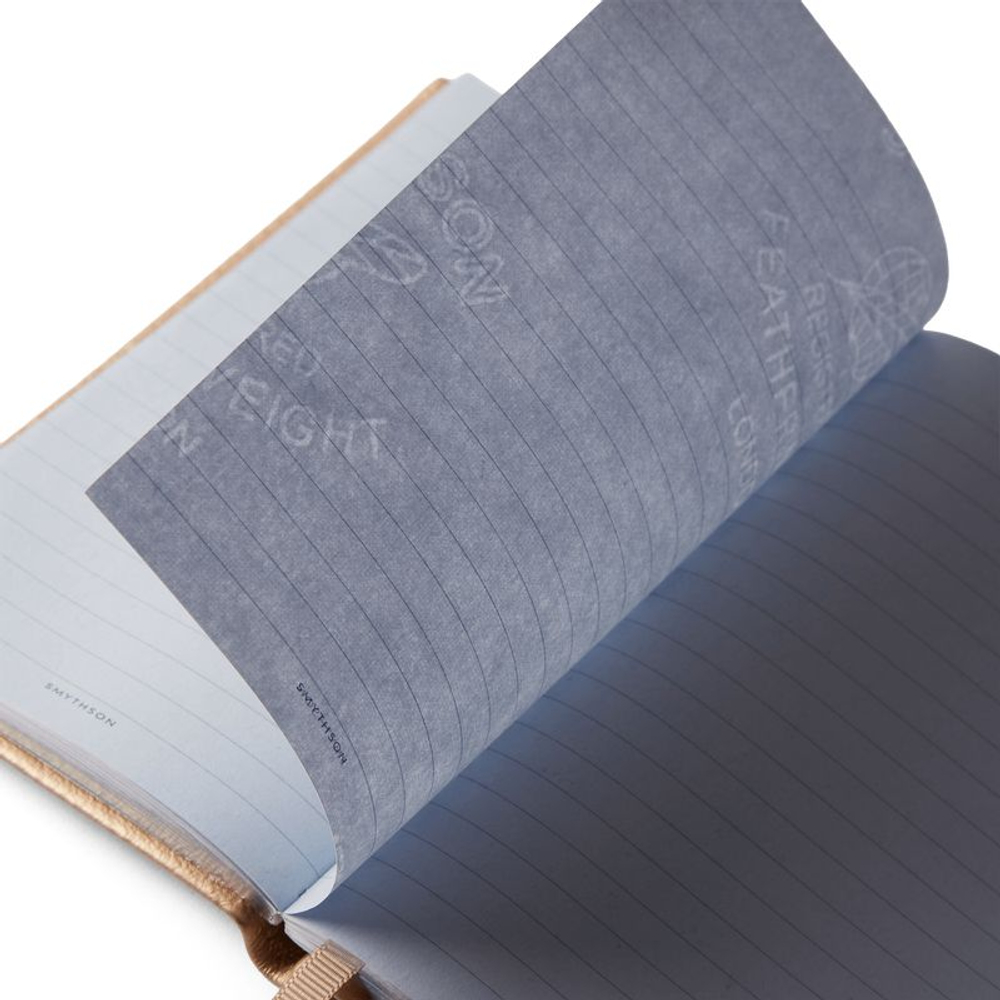 Smythson Блокнот Panama Notebook Liberty Nile Blue