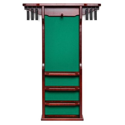 Киевница настенная Витория для 6 киев с подвесами дуб махагон