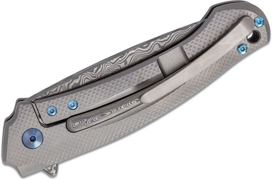 Складной нож MKM "ARVENIS" MKM/FX01 D c клинком из стали Damascus, рукоять титан