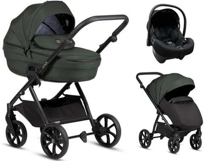 Детская коляска Tutis Uno 6 Plus Essential collection 3 в 1 с автокреслом Elo Lux EduSky Black 1602144 Pistaccio