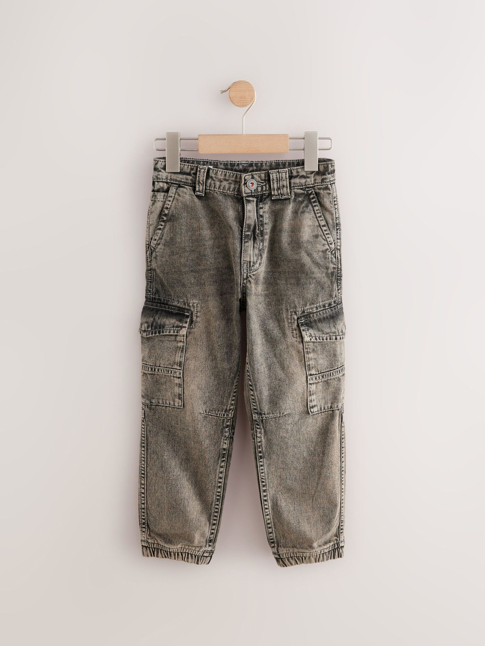 Джинсы карго для мальчика Next AC5-530, Серый