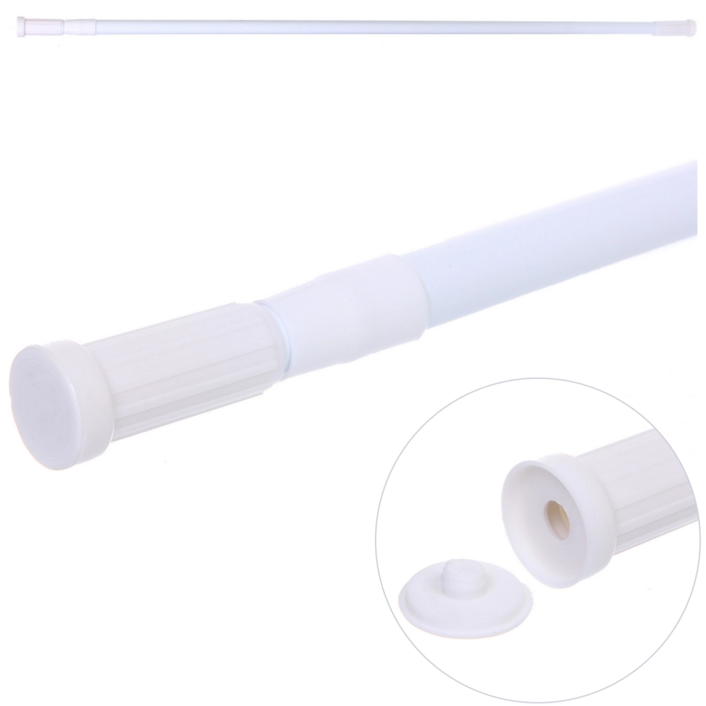 Карниз для ванной 110-200 см белый