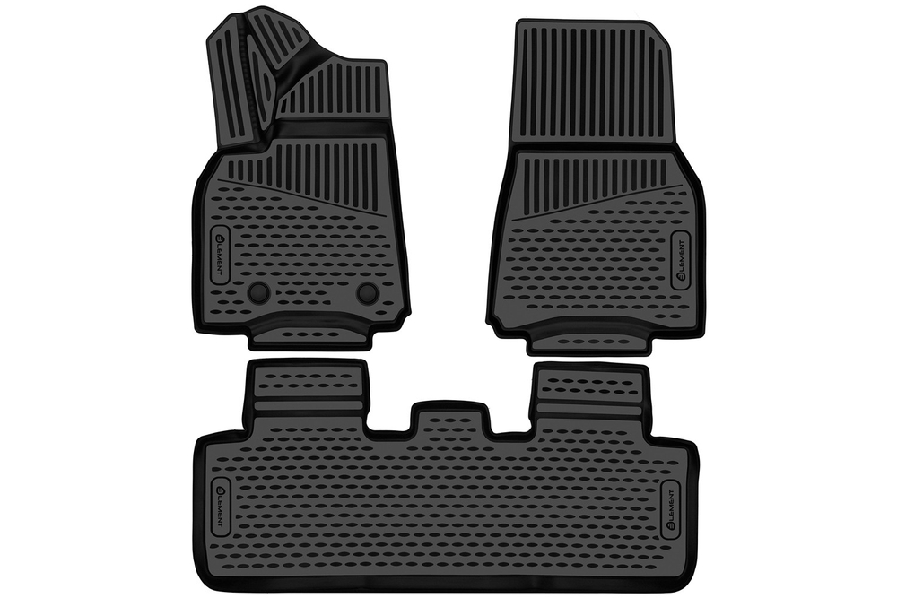 Коврики 3D в салон для TESLA Model Y (I) Long Range Dual Motor Electro AT 2021- Европа, 3шт. (полиуретан)  AFM3DA59049210K