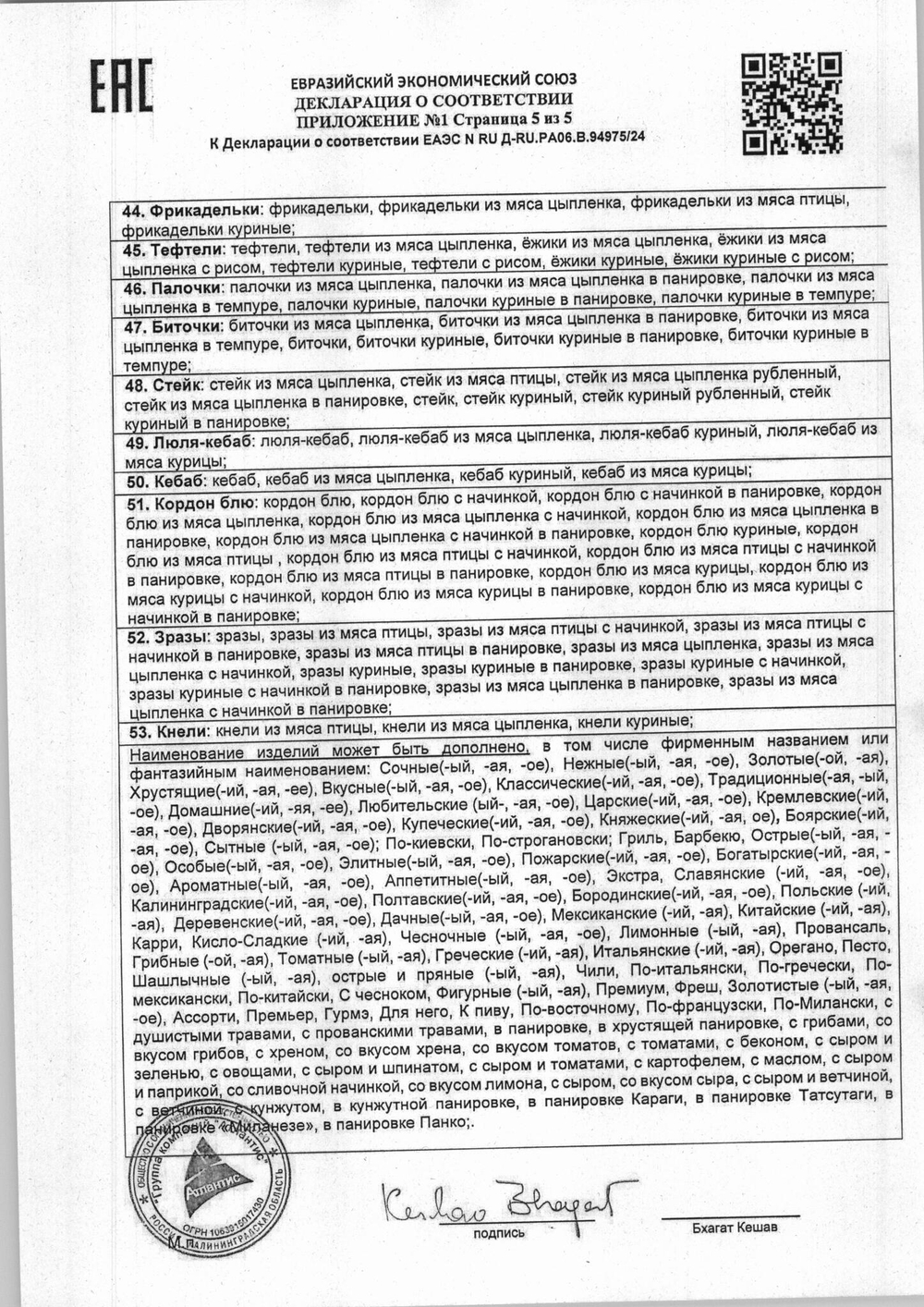 Котлеты Куриные Особые 1кг