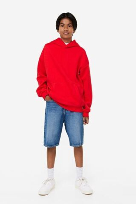 H&M Толстовка с капюшоном, красный