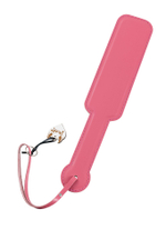 Розовый кожаный пэддл - 37 см. (Цвет: розовый)