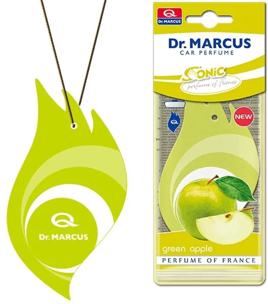 АРОМАТИЗАТОР С ПОДВЕСКОЙ &quot;DR.MARCUS&quot; SONIC GREEN APPLE